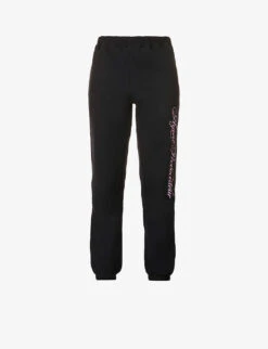 AGENT PROVOCATEUR Rayley Tapered-leg High-rise Cotton-jersey Jogging Bottoms