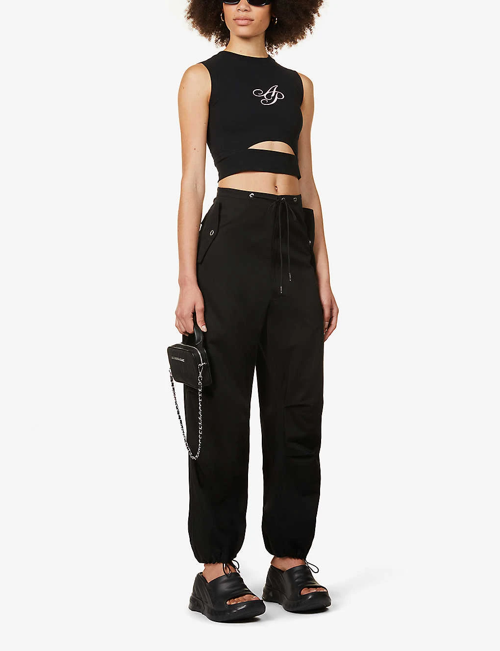 AGENT PROVOCATEUR Rayley Logo-print Stretch-cotton Top 4 AGENT PROVOCATEUR Rayley Logo-print Stretch-cotton Top - Image 2