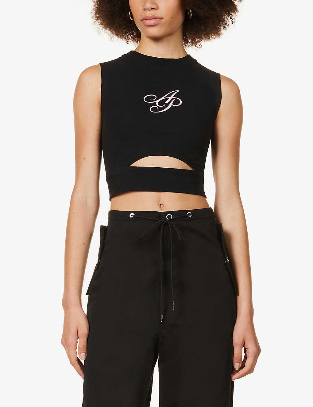 AGENT PROVOCATEUR Rayley Logo-print Stretch-cotton Top 5 AGENT PROVOCATEUR Rayley Logo-print Stretch-cotton Top - Image 3