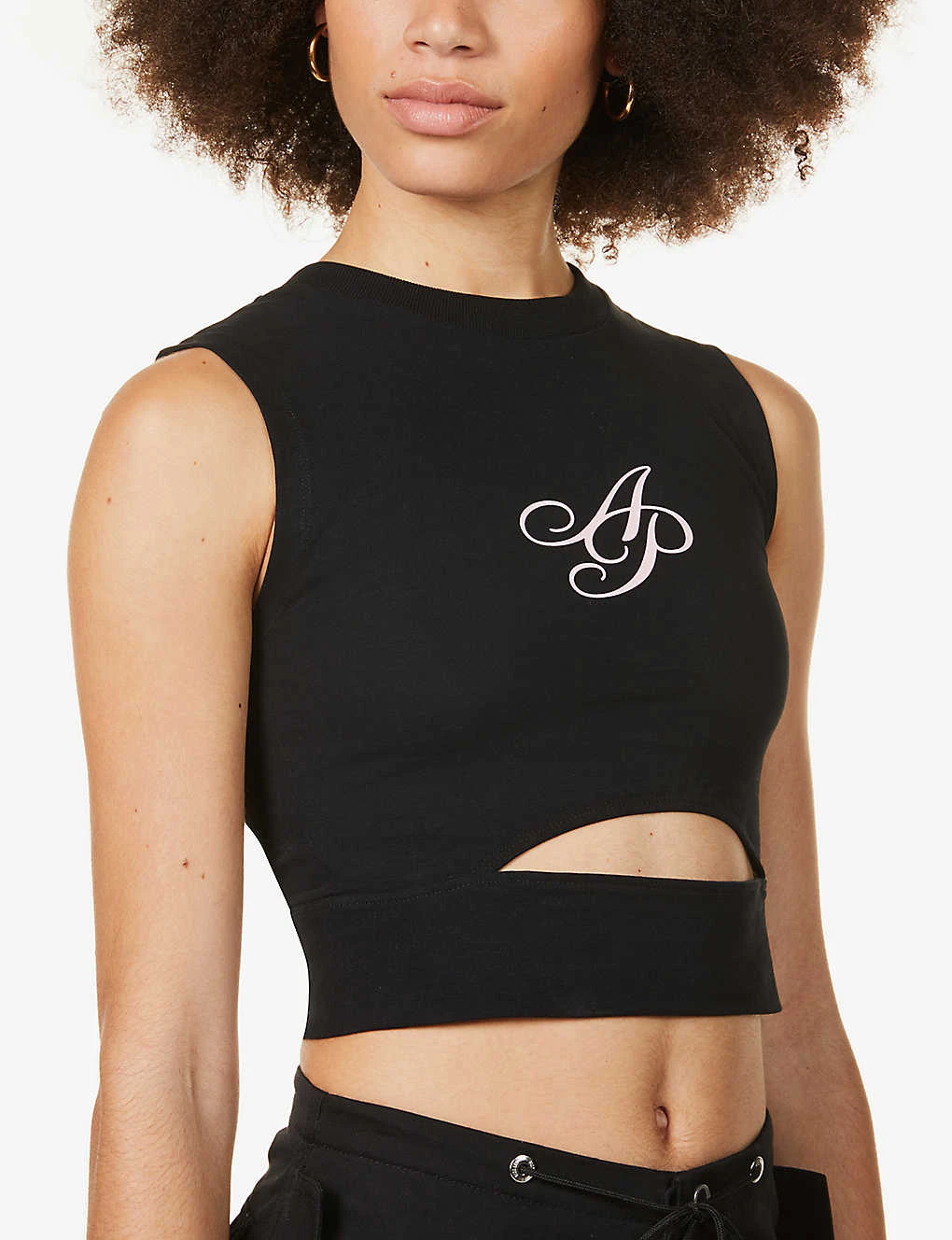 AGENT PROVOCATEUR Rayley Logo-print Stretch-cotton Top 7 AGENT PROVOCATEUR Rayley Logo-print Stretch-cotton Top - Image 5