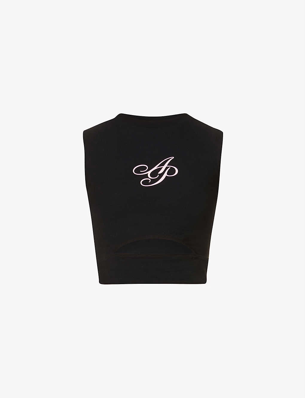 AGENT PROVOCATEUR Rayley Logo-print Stretch-cotton Top 3 AGENT PROVOCATEUR Rayley Logo-print Stretch-cotton Top
