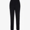 Whistles Ella Cropped Slim-leg Mid-rise Stretch-woven Trousers 2 Whistles Ella Cropped Slim-leg Mid-rise Stretch-woven Trousers -Sweaty Betty Store R03834721 NAVY M