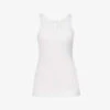 HANRO Ultralight Scoop-neck Cotton-jersey Top 1 HANRO Ultralight Scoop-neck Cotton-jersey Top -Sweaty Betty Store R03848676 WHITE M