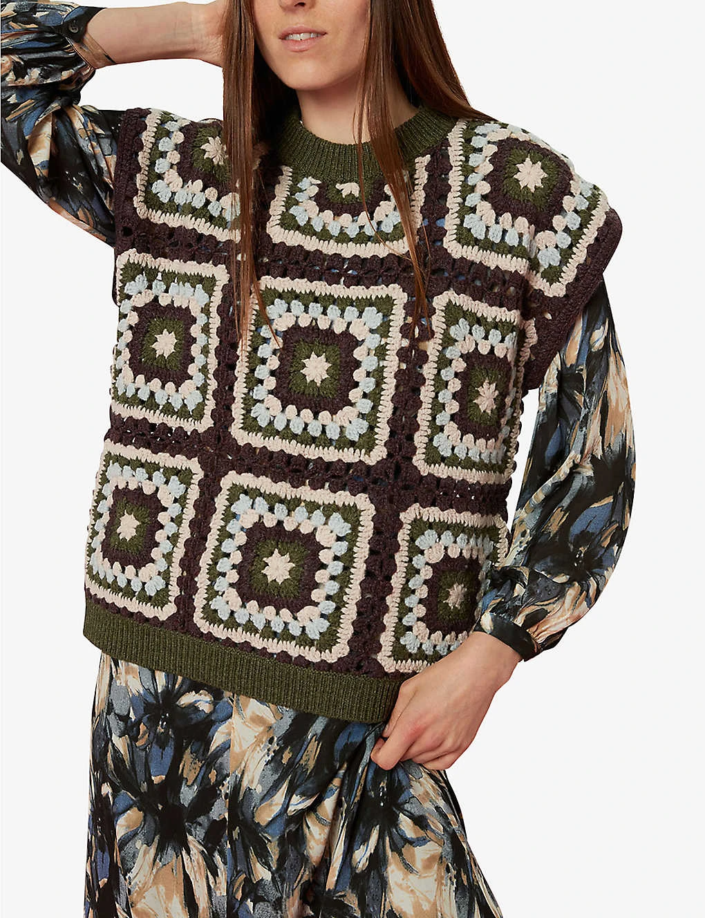 Whistles Crochet Oversized Wool Top 4 Whistles Crochet Oversized Wool Top - Image 2