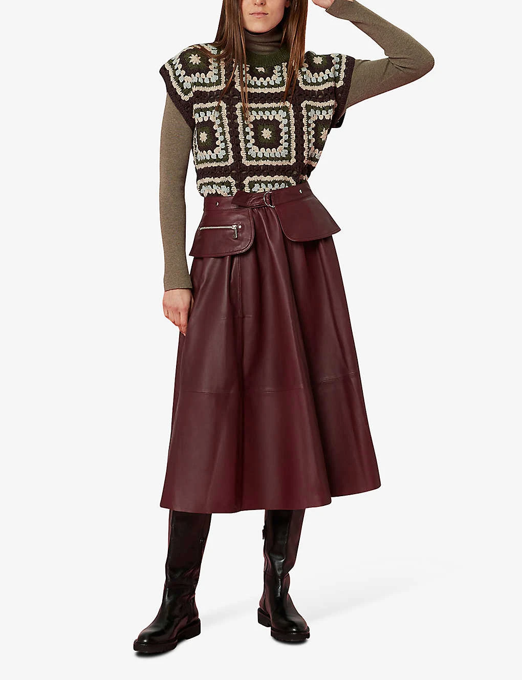 Whistles Crochet Oversized Wool Top 5 Whistles Crochet Oversized Wool Top - Image 3