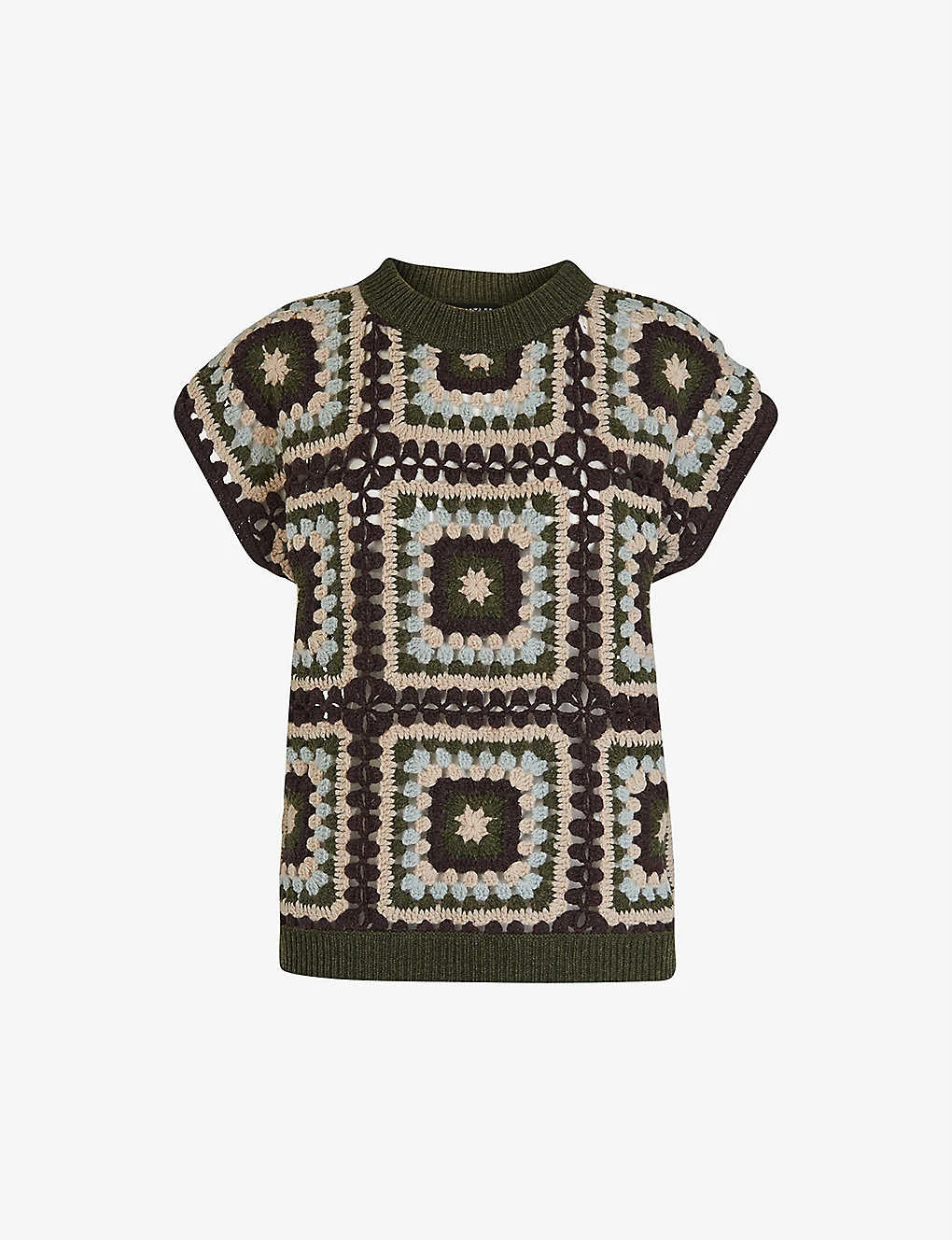 Whistles Crochet Oversized Wool Top 3 Whistles Crochet Oversized Wool Top