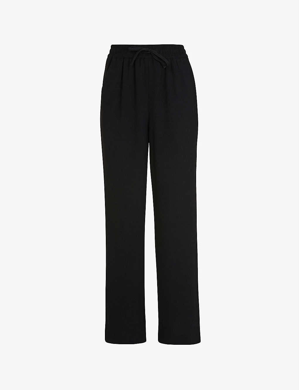 Whistles Split-hem Wide-leg Crepe Trousers 3 Whistles Split-hem Wide-leg Crepe Trousers