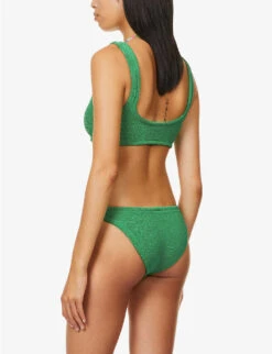 Xandra Crinkle Bikini 11 Xandra Crinkle Bikini -Sweaty Betty Store R03873622 S EMERALD ALT03