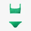 Xandra Crinkle Bikini 1 Xandra Crinkle Bikini -Sweaty Betty Store R03873622 S EMERALD M
