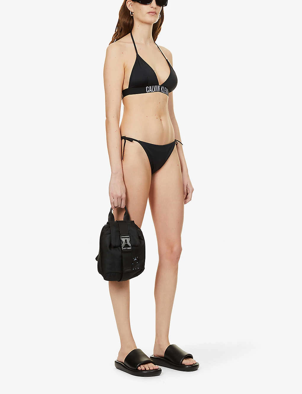 Calvin Klein Intense Power Logo-print High-rise Bikini Bottoms 4 Calvin Klein Intense Power Logo-print High-rise Bikini Bottoms - Image 2