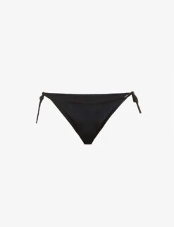 Calvin Klein Intense Power Logo-print High-rise Bikini Bottoms