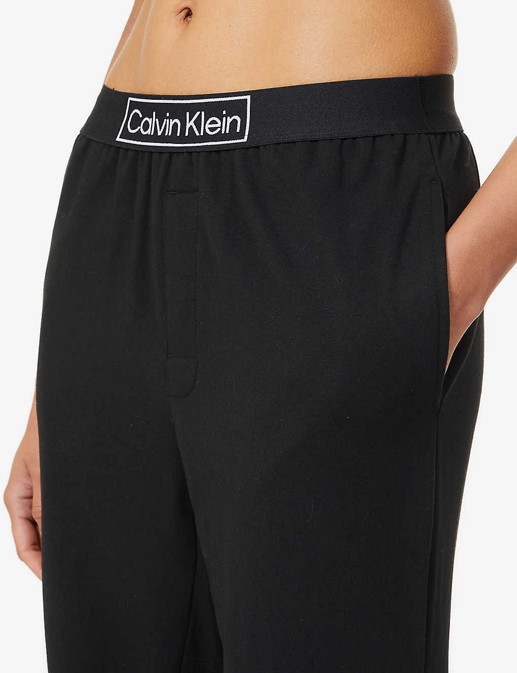 Calvin Klein Reimagined Logo-band Relaxed-fit Mid-rise Cotton-recycled Polyester Blend Jogging Bottoms 7 Calvin Klein Reimagined Logo-band Relaxed-fit Mid-rise Cotton-recycled Polyester Blend Jogging Bottoms - Image 5