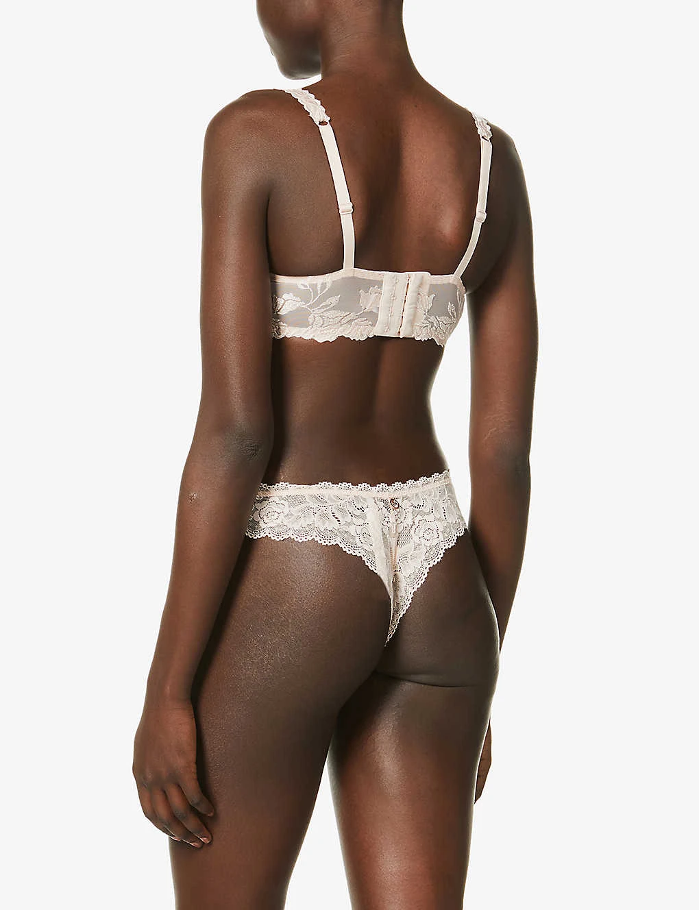 Aubade Softessence Floral-embroidered Stretch-mesh Half-cup Bra 6 Aubade Softessence Floral-embroidered Stretch-mesh Half-cup Bra - Image 4