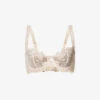 Aubade Softessence Floral-embroidered Stretch-mesh Half-cup Bra 2 Aubade Softessence Floral-embroidered Stretch-mesh Half-cup Bra -Sweaty Betty Store R03879249 GOLDENBEIGE M
