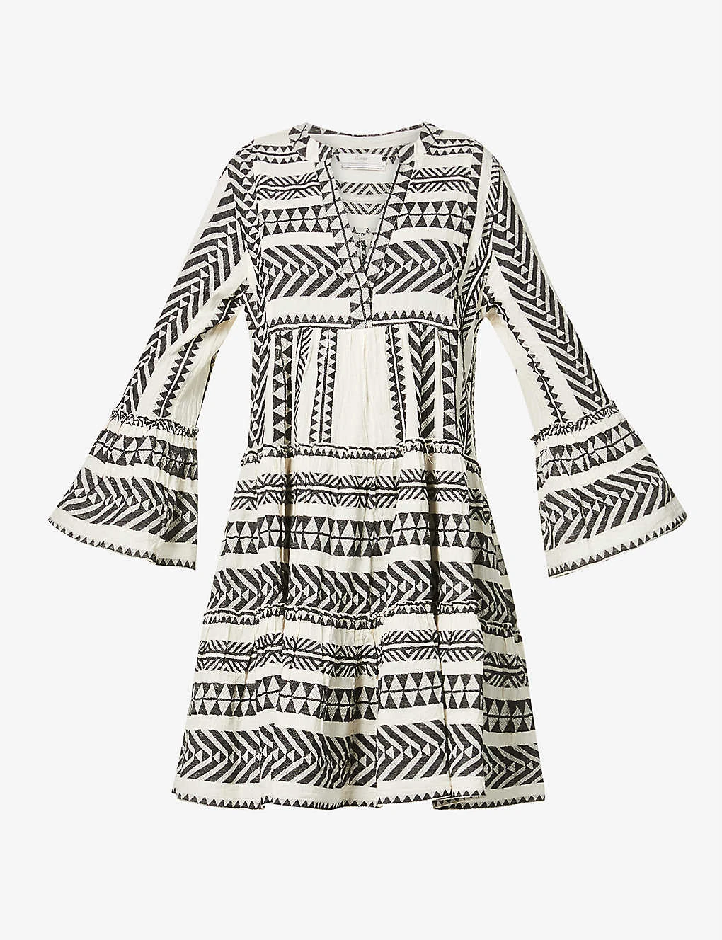 Devotion Twins Ella Flared-sleeve Cotton Mini Dress 3 Devotion Twins Ella Flared-sleeve Cotton Mini Dress