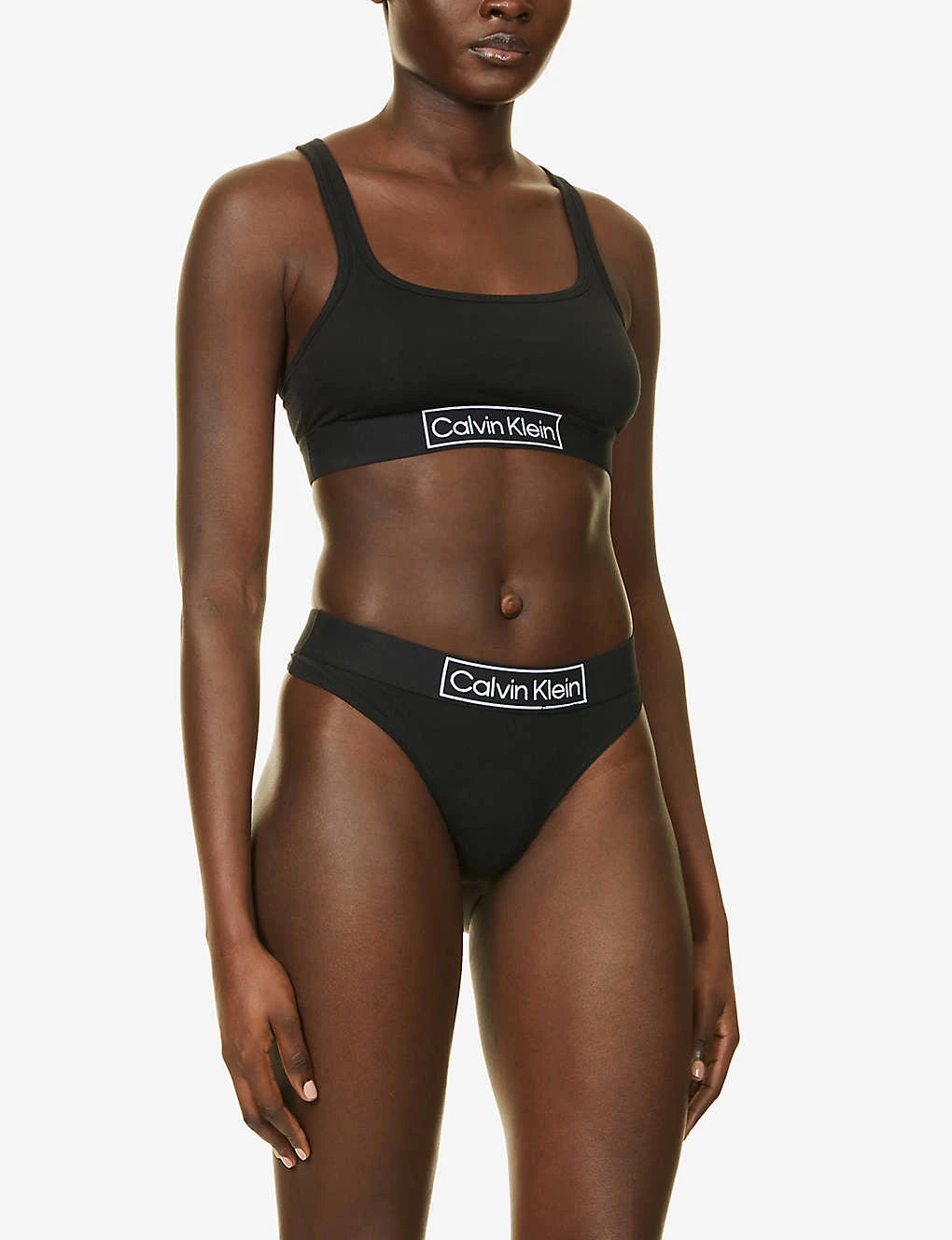 Calvin Klein Reimagine Heritage Logo-print Stretch-cotton Jersey Thong 4 Calvin Klein Reimagine Heritage Logo-print Stretch-cotton Jersey Thong - Image 2