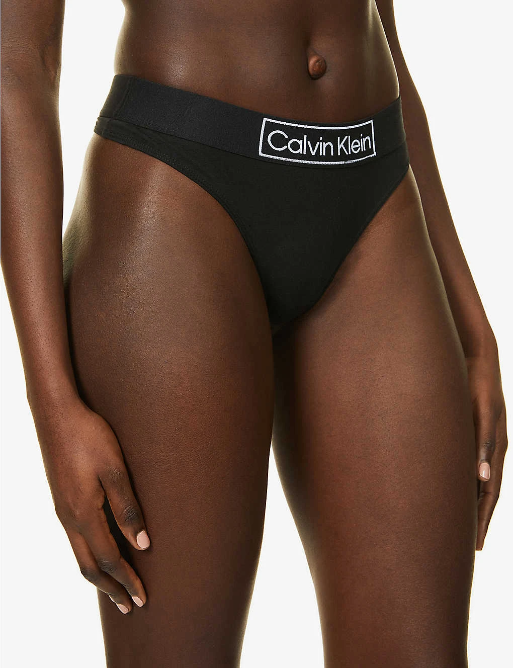 Calvin Klein Reimagine Heritage Logo-print Stretch-cotton Jersey Thong 7 Calvin Klein Reimagine Heritage Logo-print Stretch-cotton Jersey Thong - Image 5