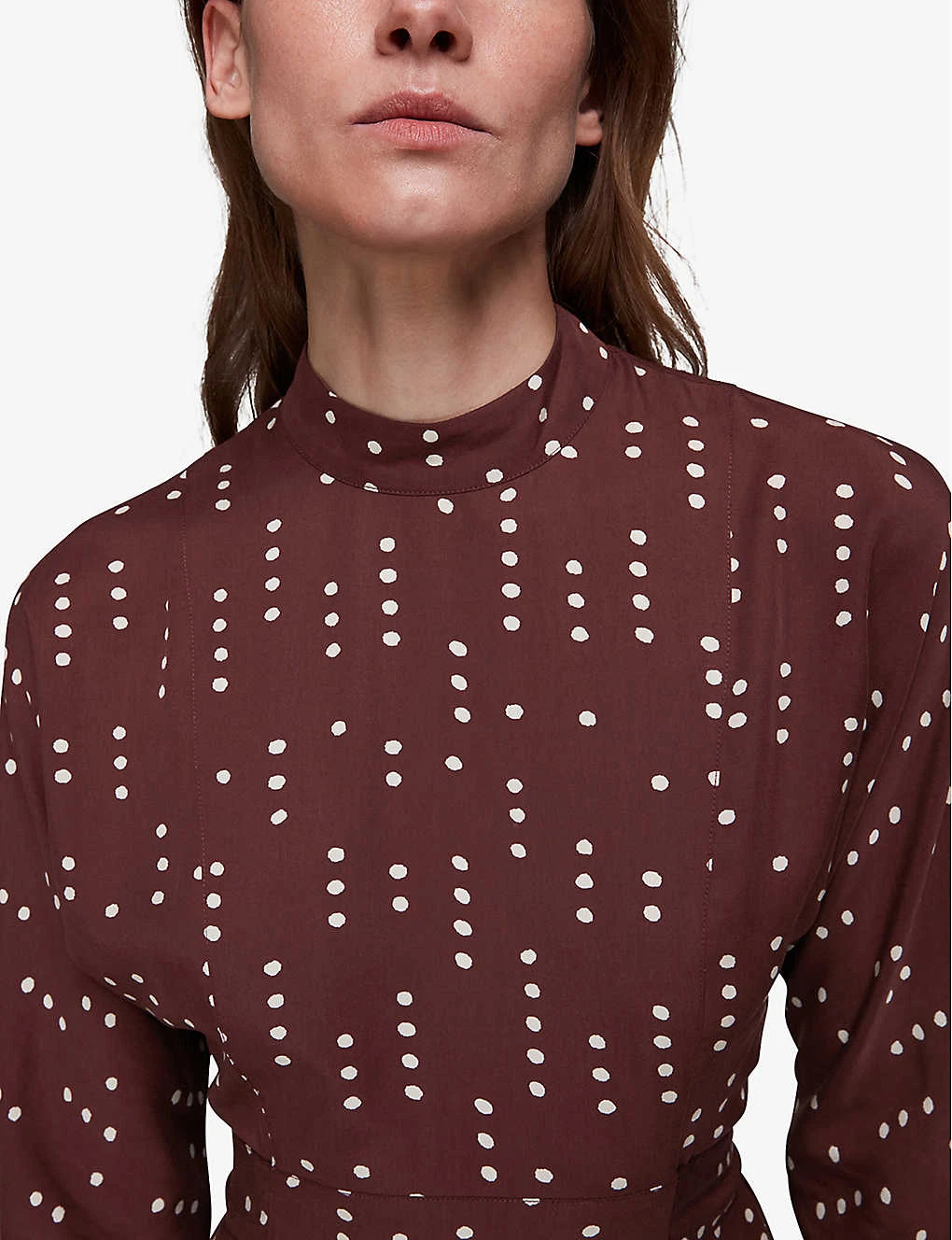Whistles Theodora Dash Polka Dot Woven Dress 7 Whistles Theodora Dash Polka Dot Woven Dress - Image 5