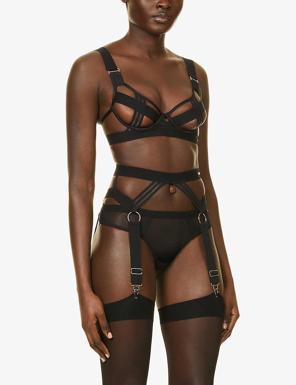 BLUEBELLA Sutton Elasticated Stretch-woven Suspender Belt 4 BLUEBELLA Sutton Elasticated Stretch-woven Suspender Belt - Image 2
