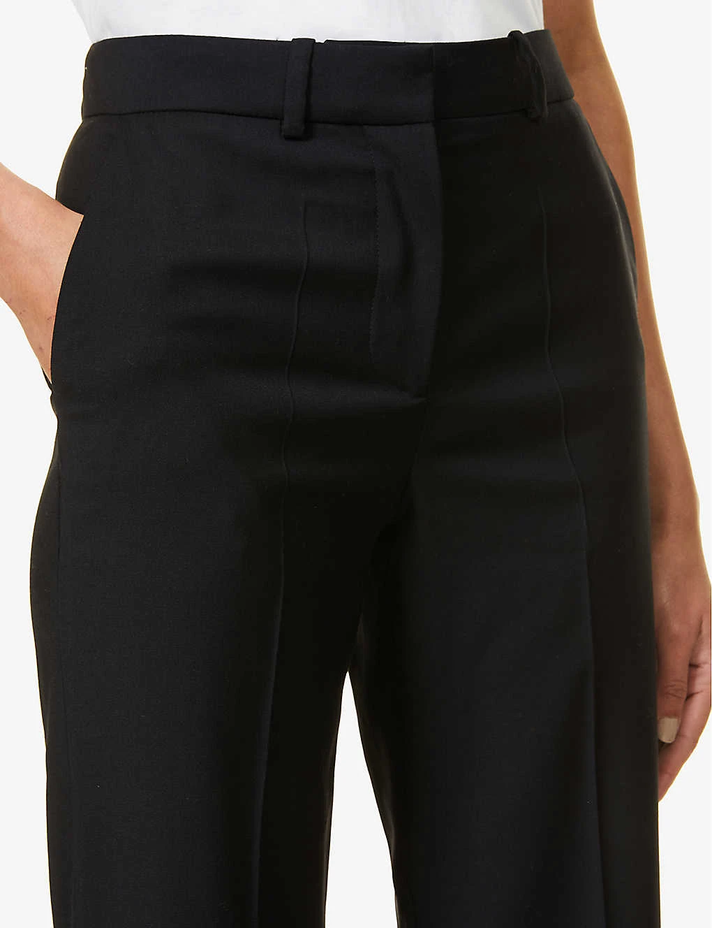 Joseph Morrissey Relaxed-fit High-rise Straight Stretch-wool Trousers 7 Joseph Morrissey Relaxed-fit High-rise Straight Stretch-wool Trousers - Image 5