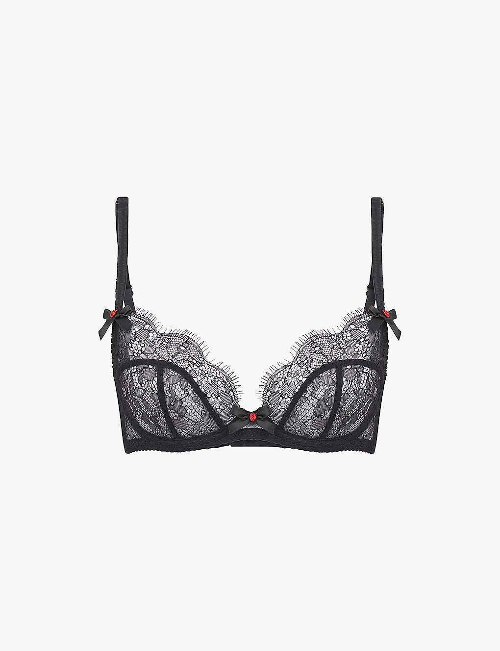 AGENT PROVOCATEUR Lorna Scalloped-lace Underwired Bra 3 AGENT PROVOCATEUR Lorna Scalloped-lace Underwired Bra