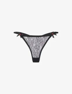 AGENT PROVOCATEUR Lorna Low-rise Lace Thong