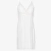 Eberjey Marry Me Mademoiselle Stretch-jersey And Lace Chemise 1 Eberjey Marry Me Mademoiselle Stretch-jersey And Lace Chemise -Sweaty Betty Store R03909192 WHITE M
