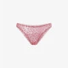 AGENT PROVOCATEUR Lucky Leopard-print High-rise Mesh Briefs 2 AGENT PROVOCATEUR Lucky Leopard-print High-rise Mesh Briefs -Sweaty Betty Store R03915881 PINKLEOPRINT M