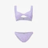Juno Knotted Crinkled Bikini -Sweaty Betty Store R03916774 LILAC M