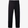 Roll-top Straight-leg Mid-rise Stretch Organic-cotton Trousers 2 Roll-top Straight-leg Mid-rise Stretch Organic-cotton Trousers -Sweaty Betty Store R03925577 BLACK M
