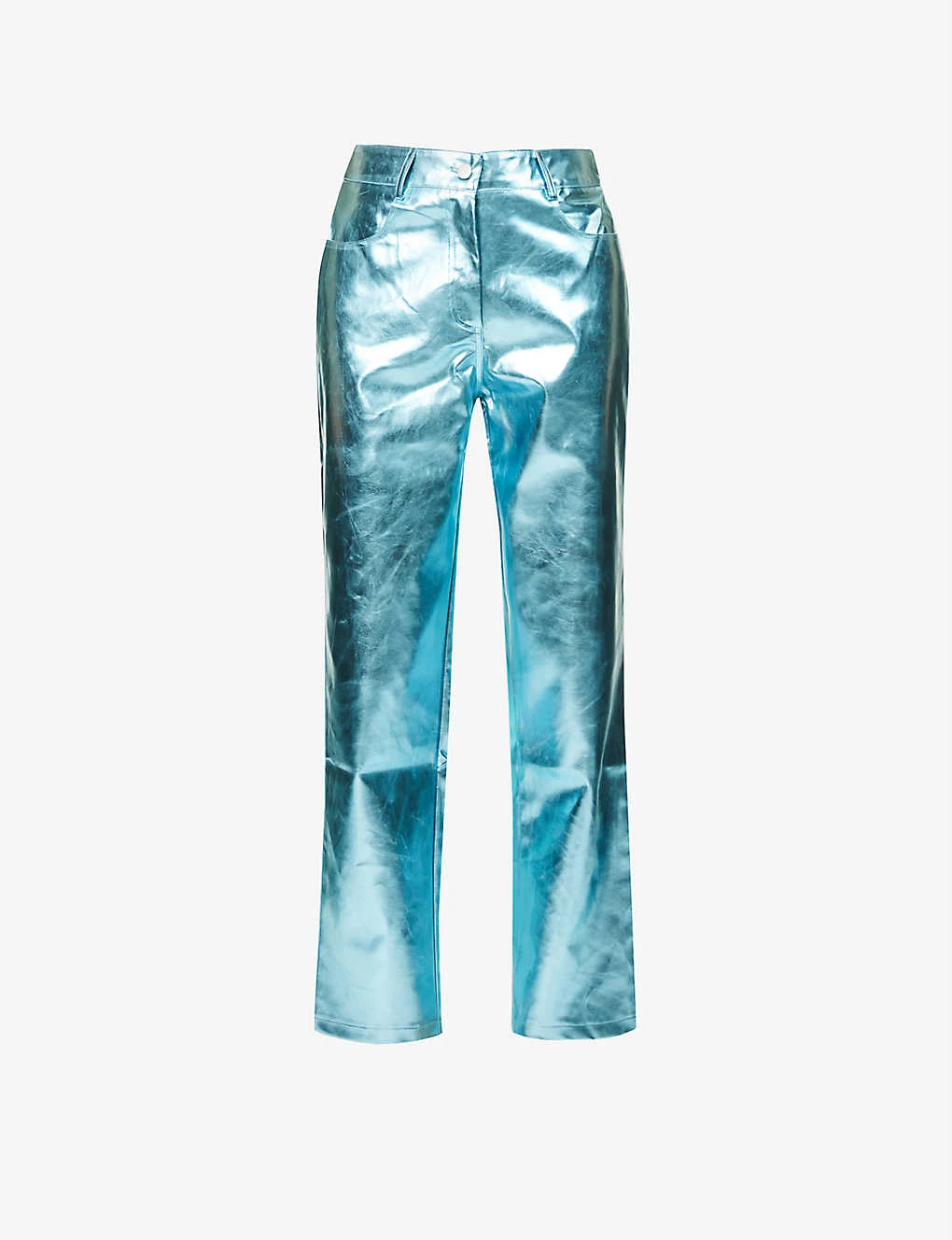 Lupe Straight-leg High-rise Faux-leather Trousers 3 Lupe Straight-leg High-rise Faux-leather Trousers