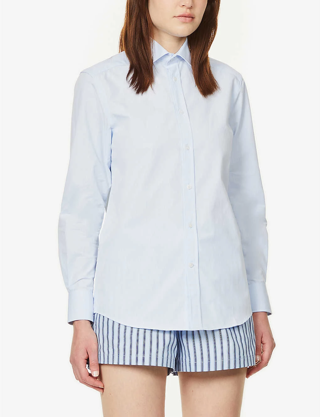 The Boyfriend Long-sleeved Cotton-poplin Shirt 5 The Boyfriend Long-sleeved Cotton-poplin Shirt - Image 3