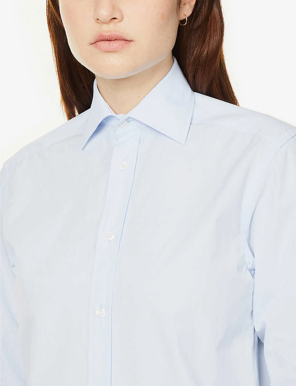 The Boyfriend Long-sleeved Cotton-poplin Shirt 7 The Boyfriend Long-sleeved Cotton-poplin Shirt - Image 5