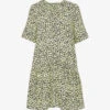 Whistles Floral-print Frill-collar Woven Dress -Sweaty Betty Store R03938497 YELLOW M