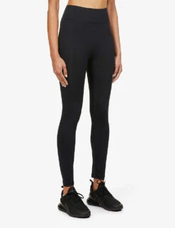 Center Stage High-rise Stretch-woven Leggings -Sweaty Betty Store R03938557 BLACK ALT02