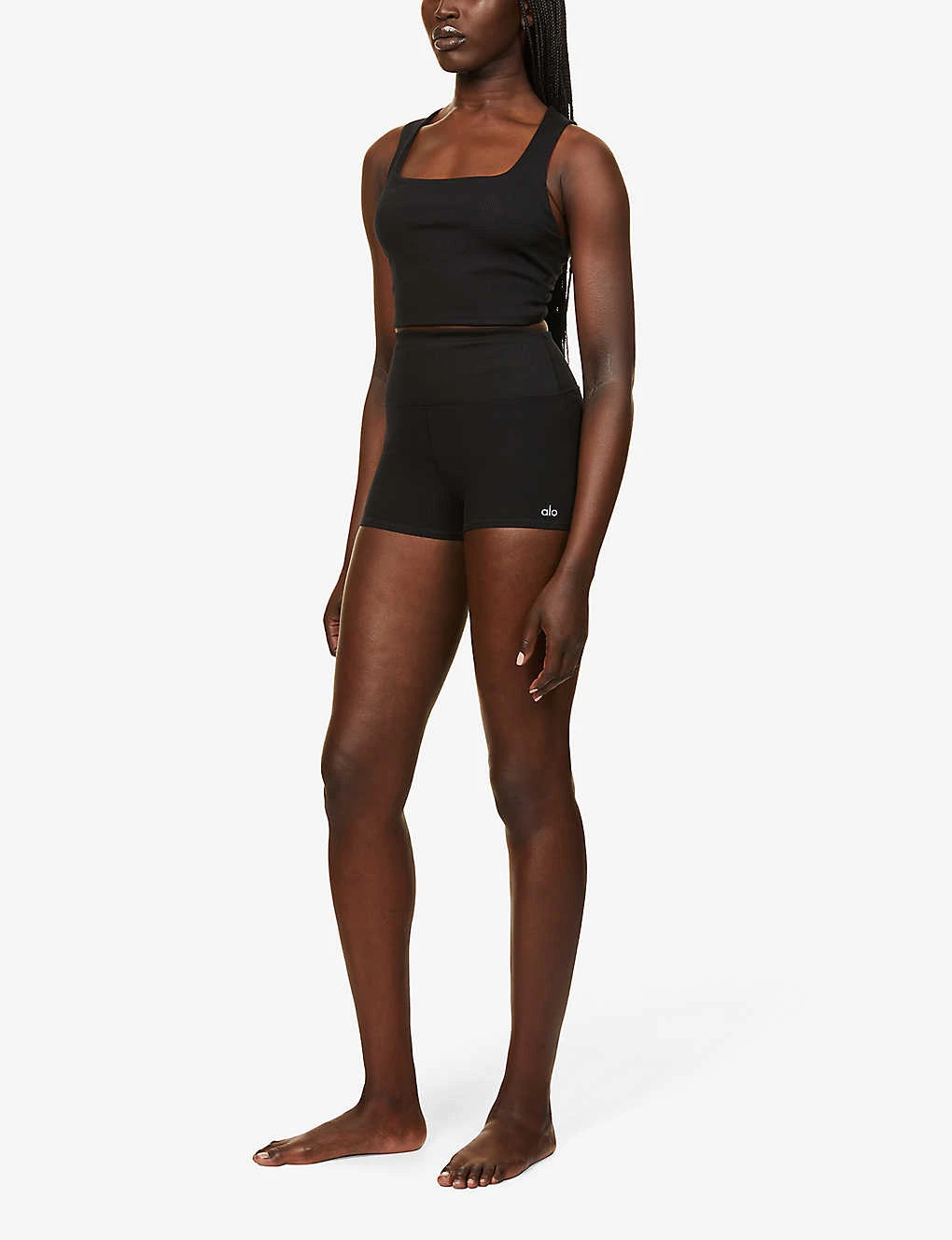 Alosoft Aura High-rise Stretch-woven Shorts 4 Alosoft Aura High-rise Stretch-woven Shorts - Image 2