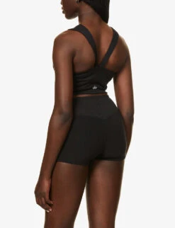 Alosoft Aura High-rise Stretch-woven Shorts 10 Alosoft Aura High-rise Stretch-woven Shorts -Sweaty Betty Store R03938604 BLACK ALT03