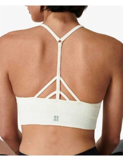 Sweaty Betty Mindful Seamless Stretch-woven Sports Bra 11 Sweaty Betty Mindful Seamless Stretch-woven Sports Bra -Sweaty Betty Store R03948981 LILYWHITE ALT04