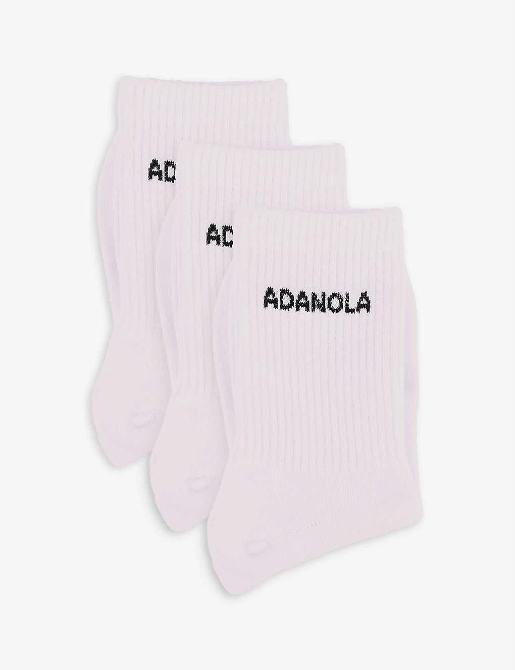 Pack Of Three Logo-embroidered Stretch-cotton Blend Socks 5 Pack Of Three Logo-embroidered Stretch-cotton Blend Socks - Image 3