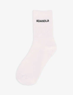 Pack Of Three Logo-embroidered Stretch-cotton Blend Socks