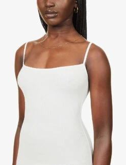 Soft Lounge Ribbed Stretch-jersey Nightdress -Sweaty Betty Store R03958697 MARBLE ALT04