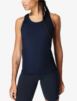 Sweaty Betty Athlete Sleeveless Stretch-woven Vest Top 8 Sweaty Betty Athlete Sleeveless Stretch-woven Vest Top -Sweaty Betty Store R03958952 NAVYBLUE ALT02