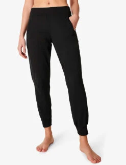 Sweaty Betty Gary Relaxed-fit Straight Leg Mid-rise Stretch-woven Yoga Trousers L29 11 Sweaty Betty Gary Relaxed-fit Straight Leg Mid-rise Stretch-woven Yoga Trousers L29 -Sweaty Betty Store R03958961 BLACK ALT02