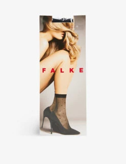 Falke Dot-print Stretch-woven Socks