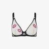 AGENT PROVOCATEUR Lotie Kiss-embroidered Mesh Bra 2 AGENT PROVOCATEUR Lotie Kiss-embroidered Mesh Bra -Sweaty Betty Store R03965090 BLACKPINK M