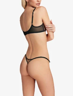 AGENT PROVOCATEUR Lorna Leopard-print Mid-rise Stretch-mesh Thong 9 AGENT PROVOCATEUR Lorna Leopard-print Mid-rise Stretch-mesh Thong -Sweaty Betty Store R03992466 LEOPARDPRINT ALT03