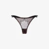 AGENT PROVOCATEUR Lorna Leopard-print Mid-rise Stretch-mesh Thong -Sweaty Betty Store R03992466 LEOPARDPRINT M