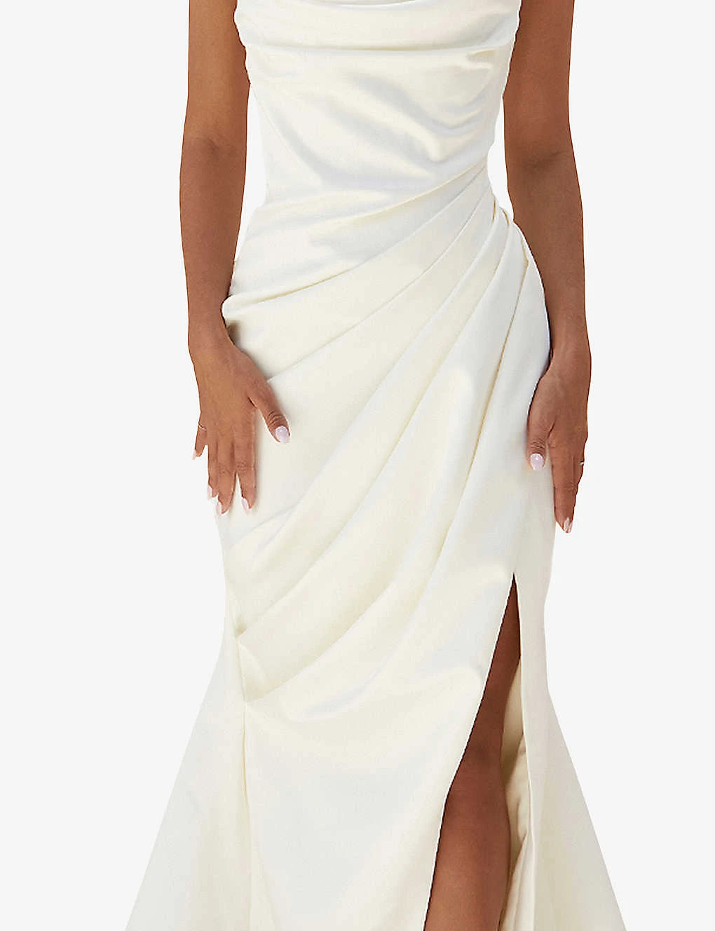 Delphine Sleeveless Satin Maxi Dress 7 Delphine Sleeveless Satin Maxi Dress - Image 5