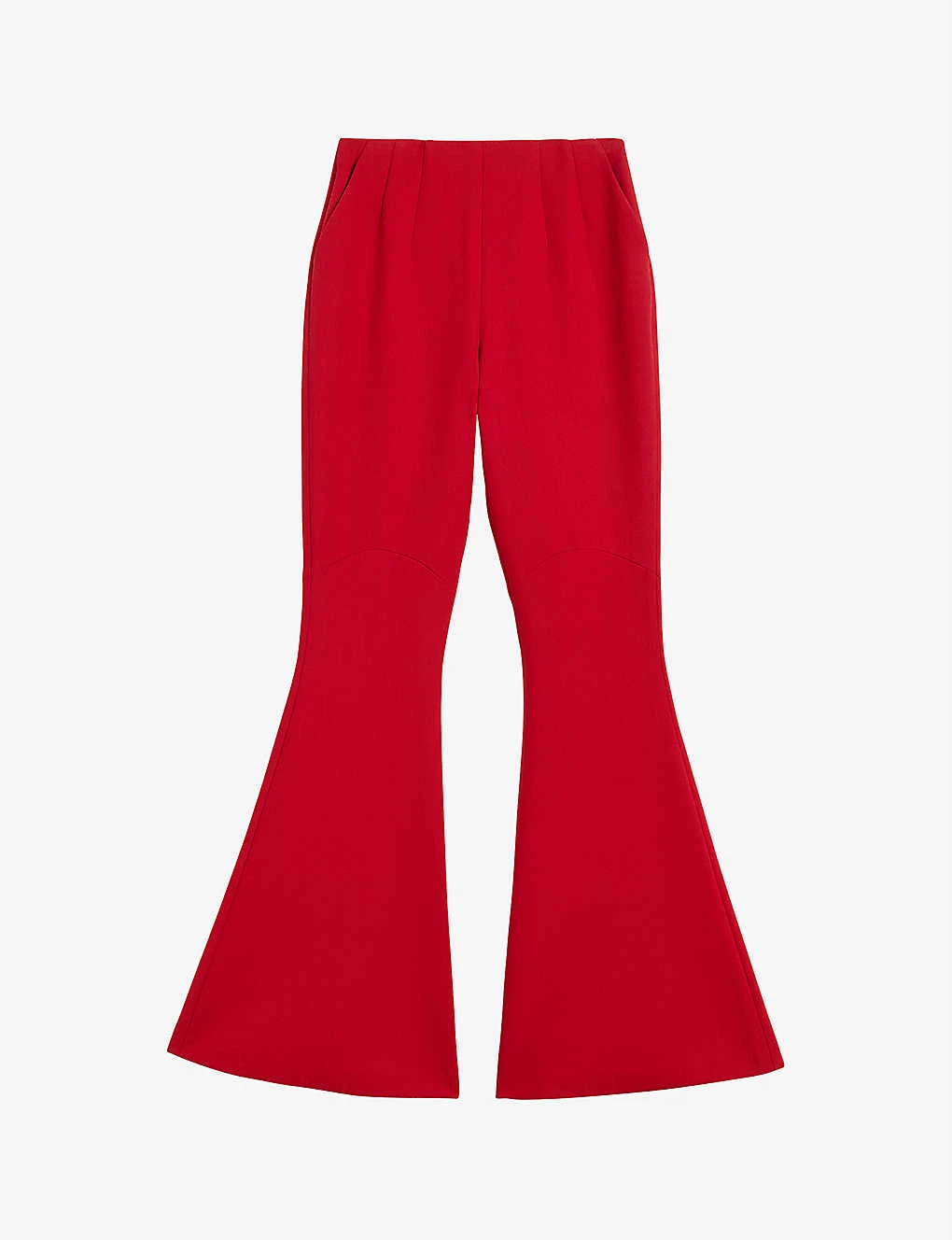 Ted Baker Bevis Panel Flared High-rise Stretch-woven Trousers 3 Ted Baker Bevis Panel Flared High-rise Stretch-woven Trousers