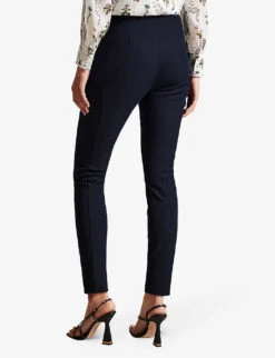 Ted Baker Liroi Popper-detail High-rise Stretch Leggings -Sweaty Betty Store R04000407 NAVY ALT02